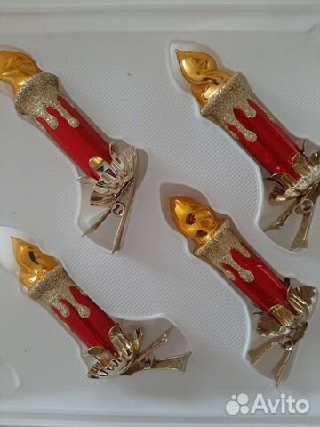 Елочные игрушки Набор свечей