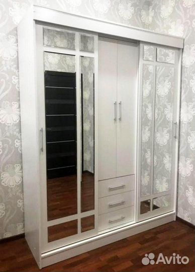 Шкаф-купе Лорд Белый 170х220х60