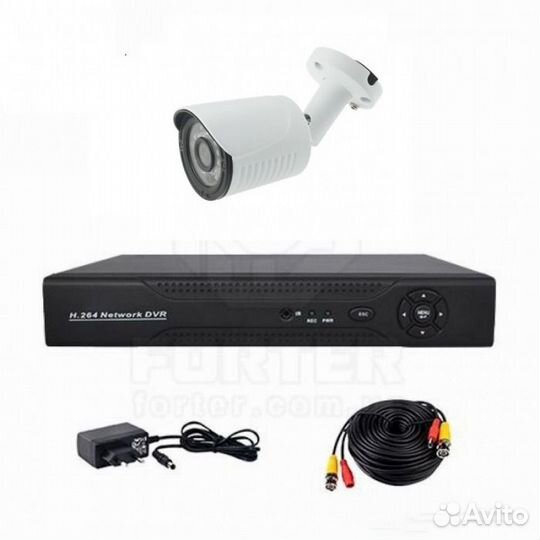 Комплект видеонаблюдения уличный 1 камера