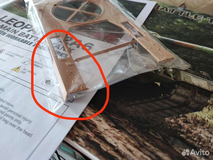 Сборная модель танка Leopard 2A6 1:35 от RFM