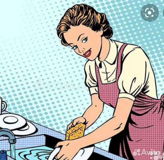 Работник зала в кафе