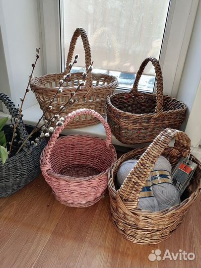 Корзина плетеная для хранения