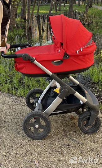 Stokke Trailz RED Коляска люлька + прогулочная