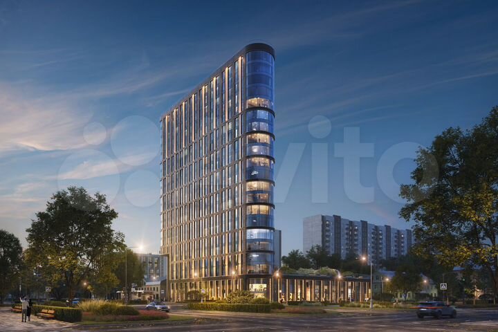 Квартира-студия, 25,2 м², 13/19 эт.