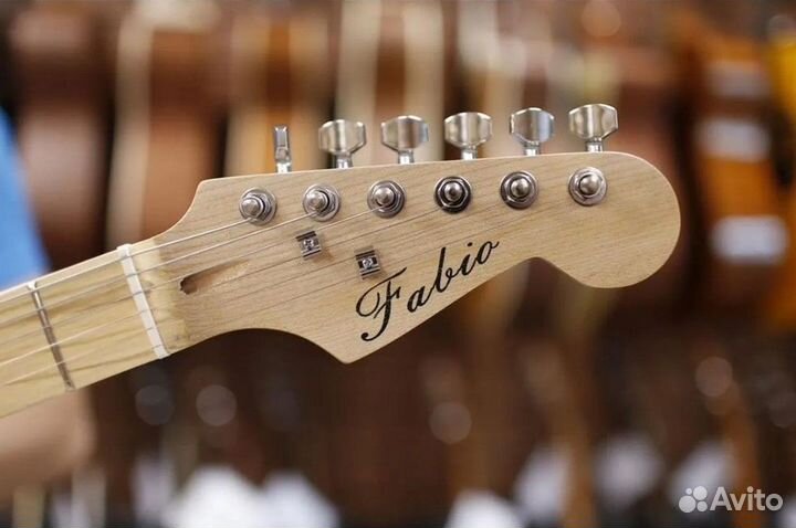 Электрогитара Fabio ST200 BK Черная Новая