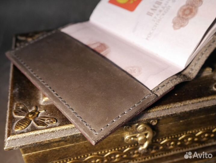 Обложка на паспорт кожа