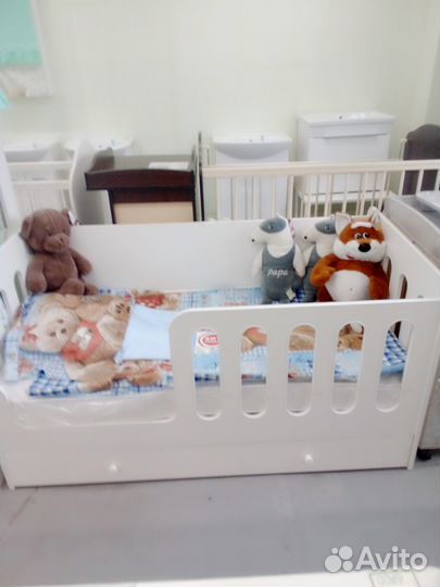 Кроватка детская Домик без крыши 1600-800