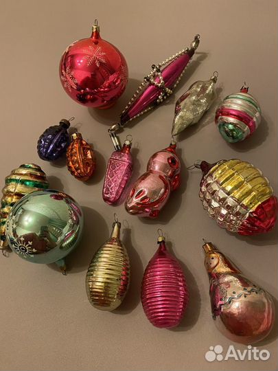 Елочные игрушки СССР