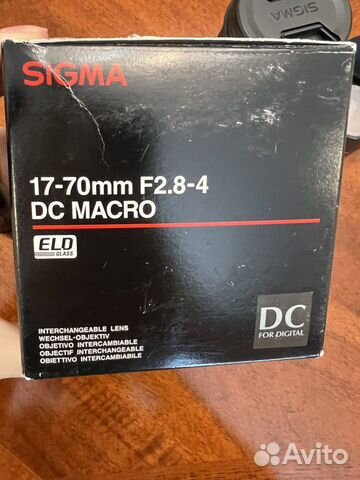 Объектив Sony Sigma 17-70 mm F2.8-4 DC Macro