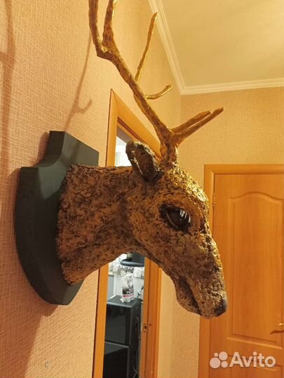 Чучело оленя из папье-маше