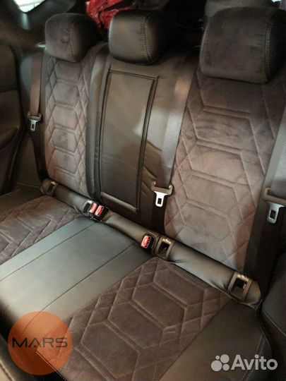 Авточехлы на Ниссан Кашкай из экокожи