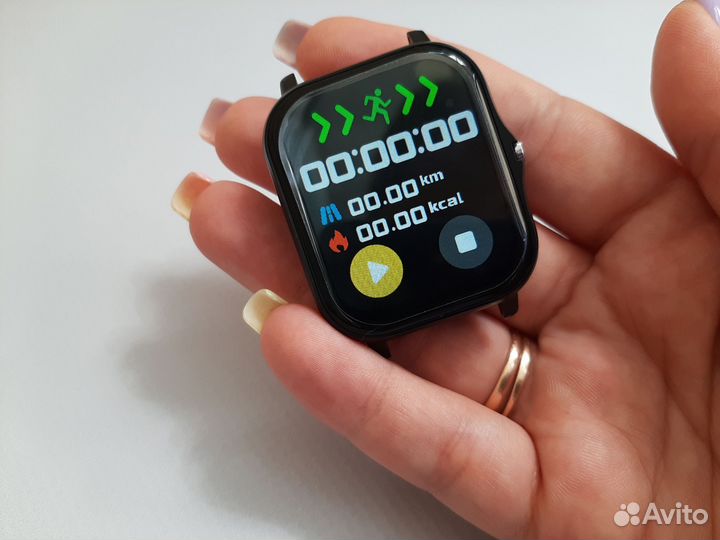 Смарт часы новые черные
