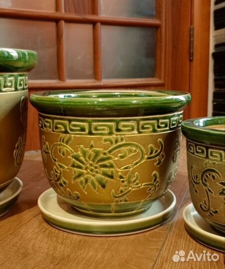 Кашпо для цветов керамика