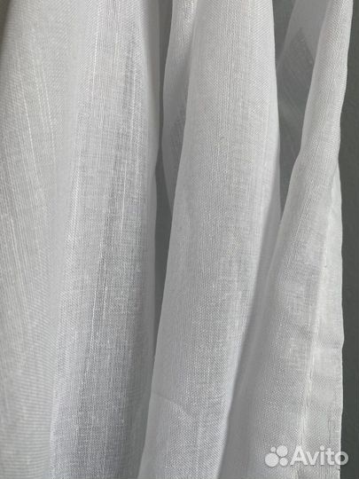 Тюль под лен 200 на 275, 4 шт