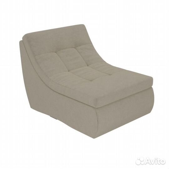 Модуль Холидей Кресло микровельвет бежевый