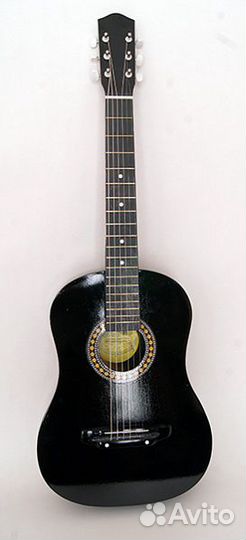Гитара акустическая чёрная