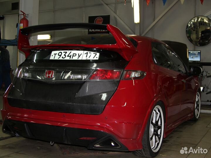 Спойлер mugen Honda Civic 8 5D