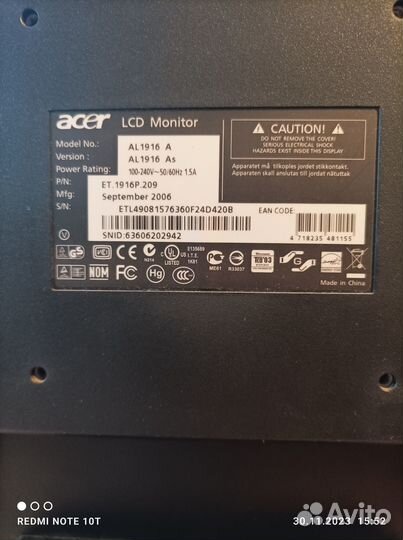 Мониторы для компьютера