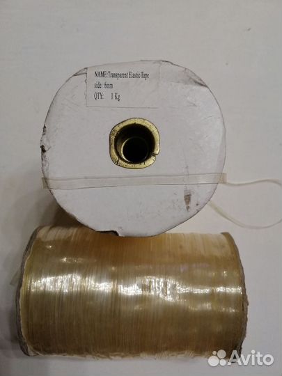 Лента силиконовая, эластичная 6мм