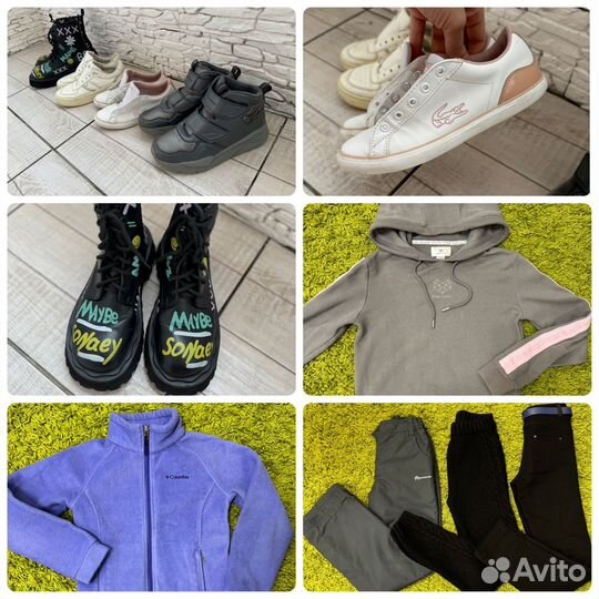 Вещи и обувь пакетом на девочку