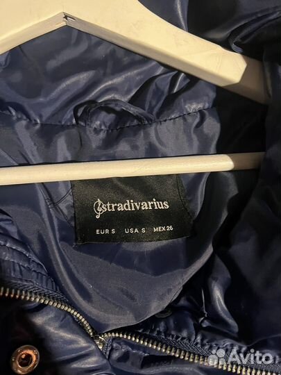 Куртка stradivarius синяя