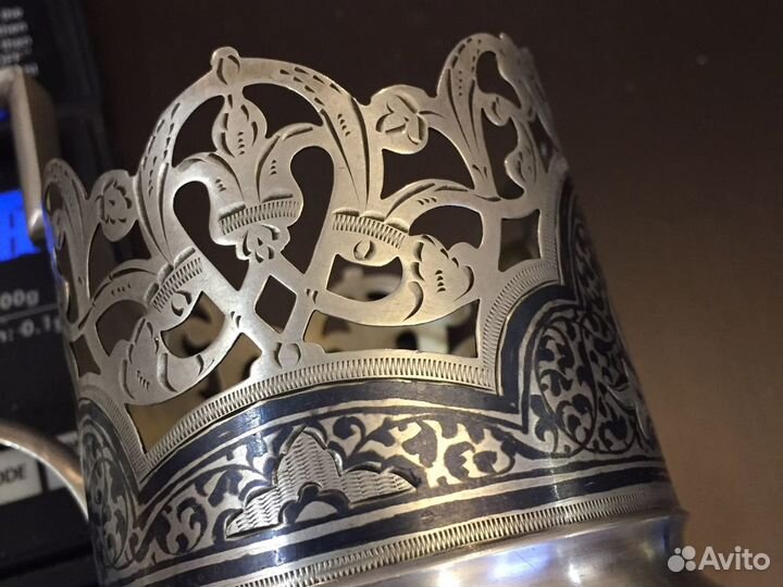 Подстаканник серебряный