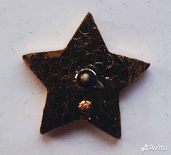 Значок Миниатюра Орден Славы на Георгиевской ленте