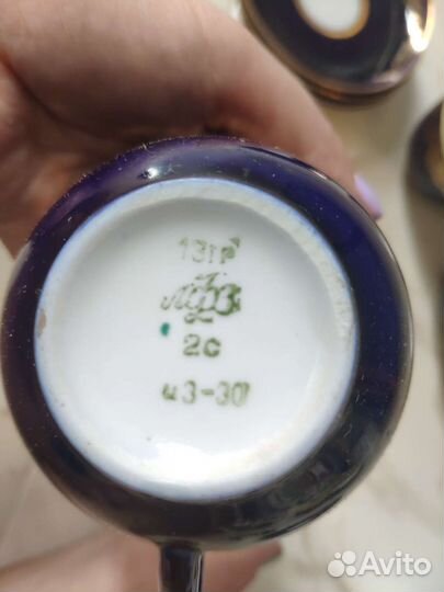 Фарфоровая чайный набор