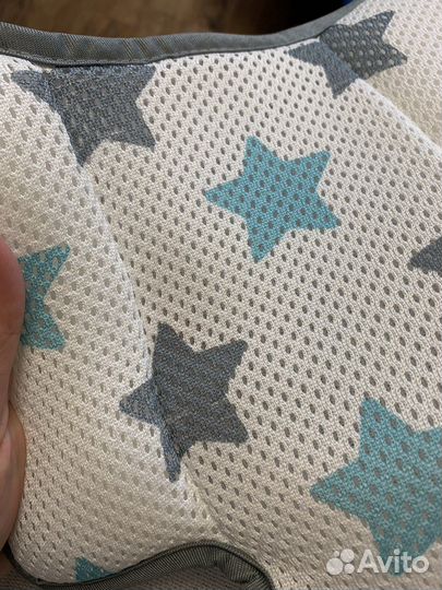 Дышащий матрасик-вкладыш в коляску/автокресло