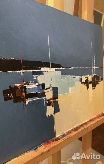 Картина маслом современная абстракция