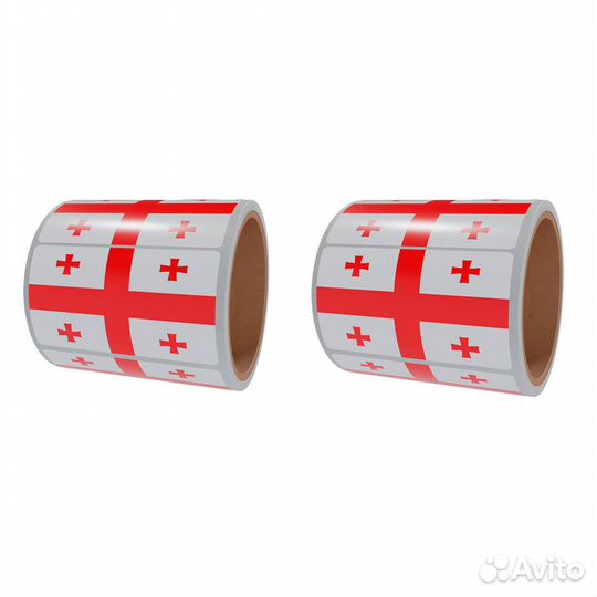 2 рулона этикеток самоклеящ 