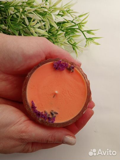 Ароматическая свеча ручной работы