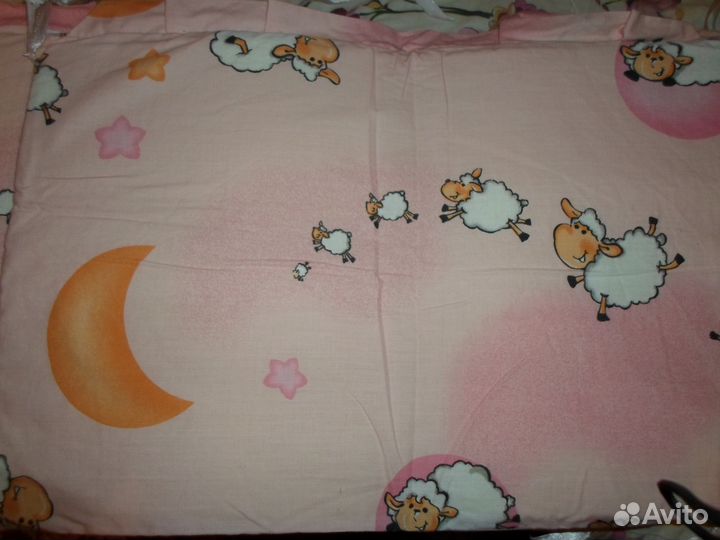 Набор в детскую кроватку с балдахином