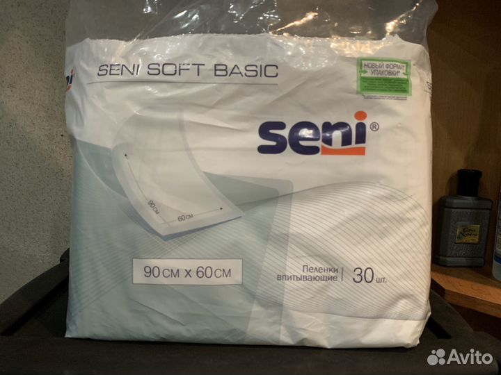 Пеленки Seni Soft Basic 90*60 см