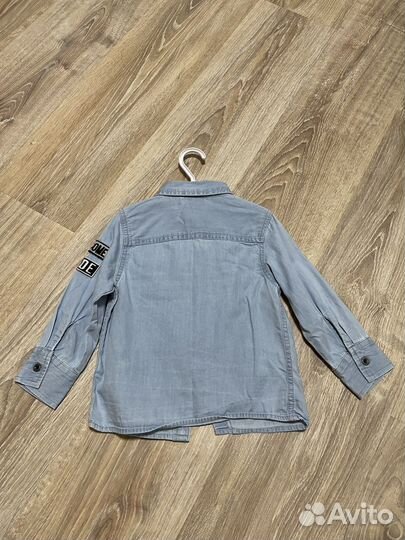 Рубашка джинсовая р.86-92
