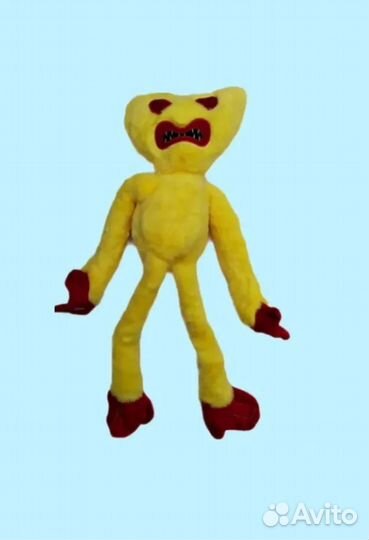 Мягкая игрушка Хагги Вагги (черный/синий/желтый)