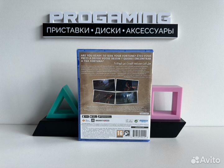 Uncharted 4 новый диск для Sony PS5