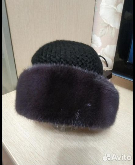 Комплект шапка и снуд женский