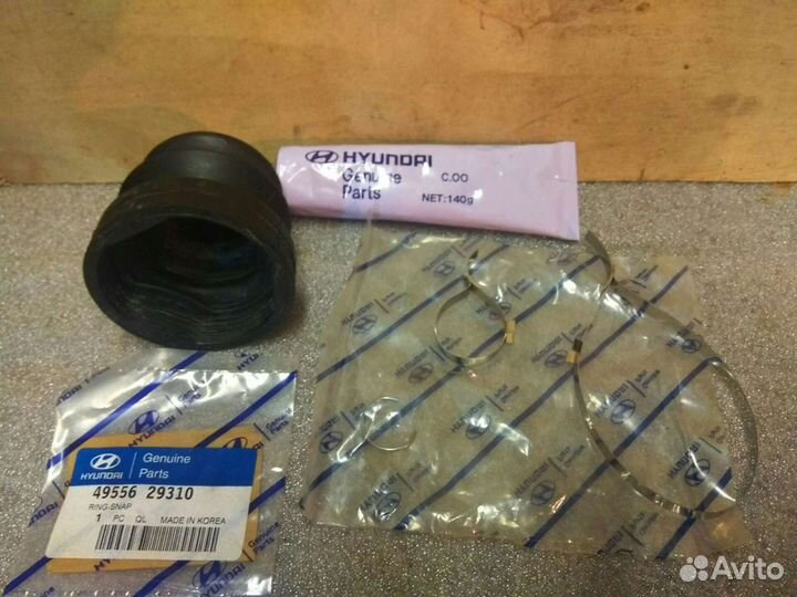 Пыльник шрус, амортизатор хундай матрикс