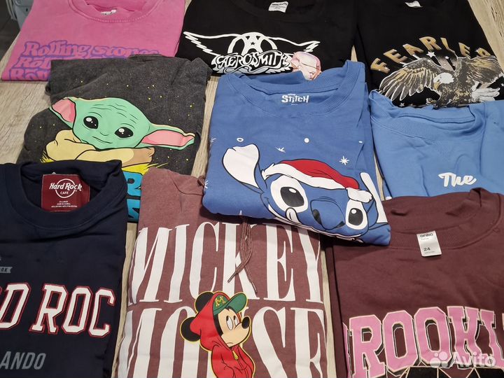 Свитшоты с принтами больших размеров