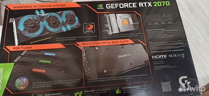Видеокарта RTX 2070