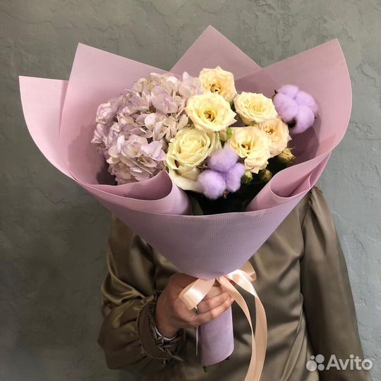 Живые цветы букеты