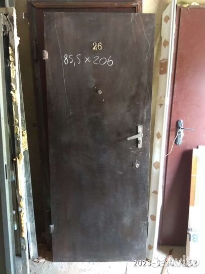 Дверь металлическая, доставка, установка