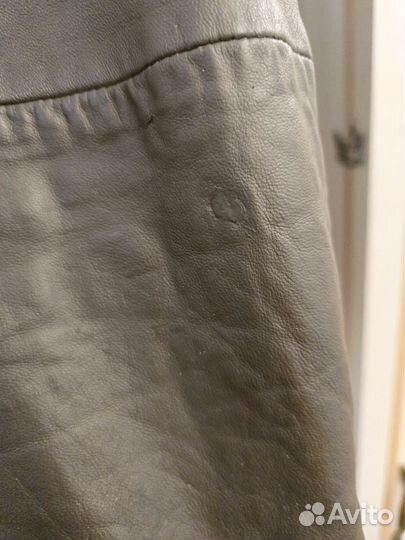 Кожаная куртка мужская 48 50