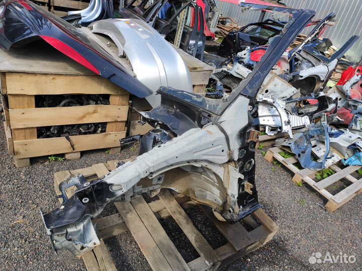 Лонжерон со стойкой левый на Opel Astra H