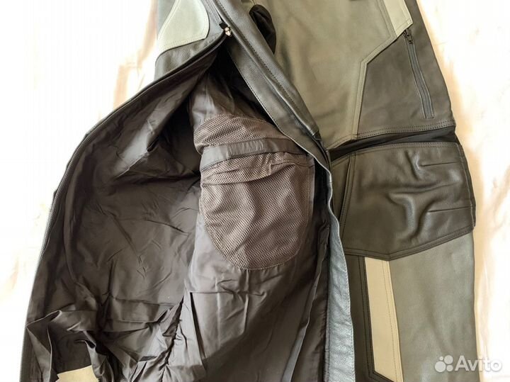 Мото штаны BRP кожаные мужские новые большой разме