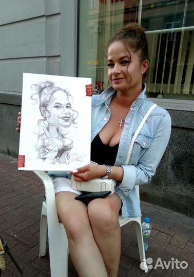 Портрет, шарж с фото