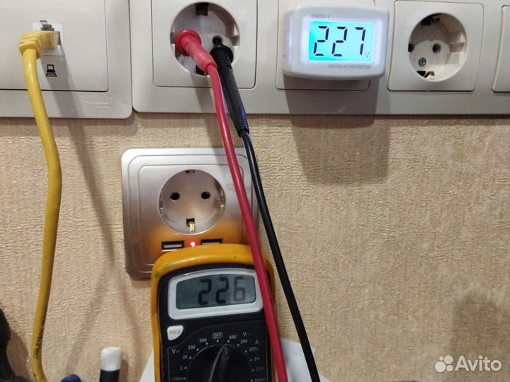 Цифровой вольтметр Dm55-1 220в в розетку