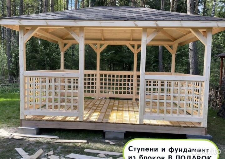 Летняя беседка