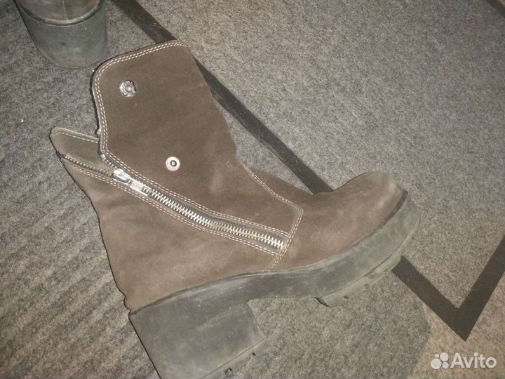 Полуботинки зимние женские